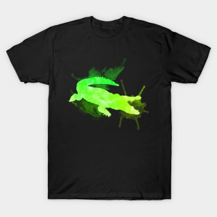 Crocodile Watercolor Forest T-Shirt